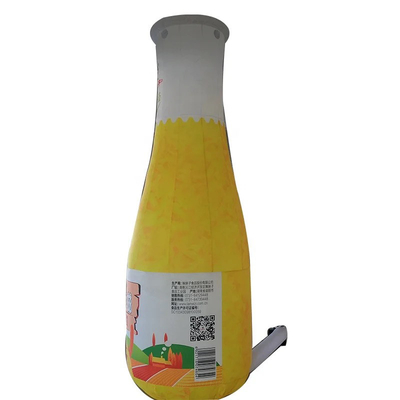 Publicidad botella inflable gigante personalizada tamaño 3m para bodas