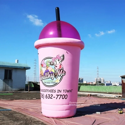 Publicidad botella inflable gigante personalizada tamaño 3m para bodas