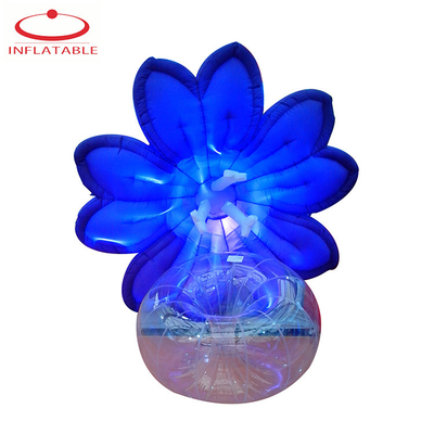 OEM inflables luz LED inflables decoración de flores con luces