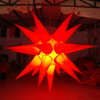 OEM inflables luz LED inflables decoración de flores con luces