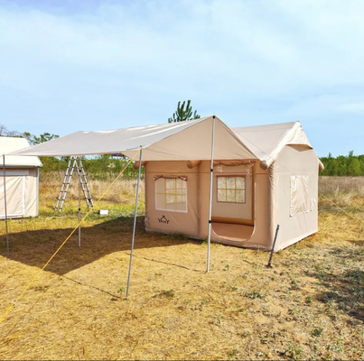 Venta al por mayor de tiendas de aire inflables personalizadas para 8 personas tiendas de campamento para exteriores portátiles