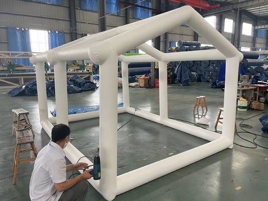 Venta al por mayor de tiendas de aire inflables personalizadas para 8 personas tiendas de campamento para exteriores portátiles