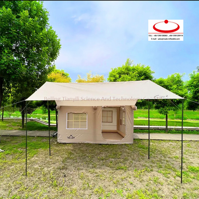 Venta caliente de carpa de campamento de aire inalámbrico portátil para el exterior carpa de campamento de aire inalámbrico espeso para el campamento