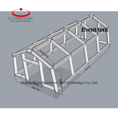Nueva idea Banquete Diseño personalizado Fiesta al aire libre Publicidad Tiendas de campaña de bodas inflables En venta