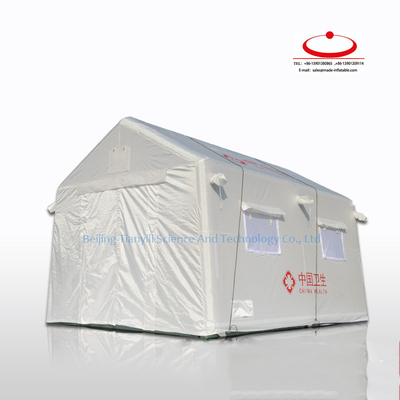 Alta calidad de emergencia personalizada grande fácil de instalar tienda de campaña industrial portátil inflable