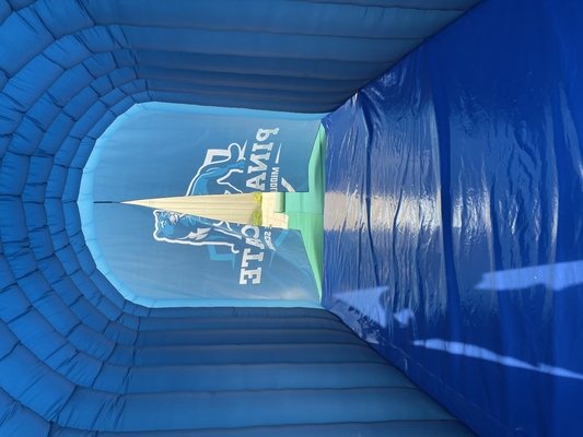 Fabricante personalizar LED Y LOGO carpas de aire inflables camping exterior PVC material impermeable para la fiesta