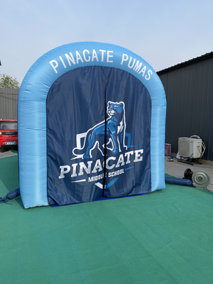 Fabricante personalizar LED Y LOGO carpas de aire inflables camping exterior PVC material impermeable para la fiesta