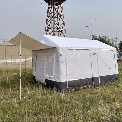 Venta caliente de tela de Oxford Wild al aire libre de campamento tienda de campaña de la casa de campamento inflable de la tienda de campaña de aire