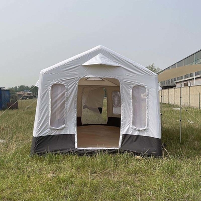 Venta caliente de tela de Oxford Wild al aire libre de campamento tienda de campaña de la casa de campamento inflable de la tienda de campaña de aire