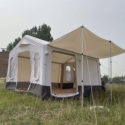 Venta caliente de tela de Oxford Wild al aire libre de campamento tienda de campaña de la casa de campamento inflable de la tienda de campaña de aire