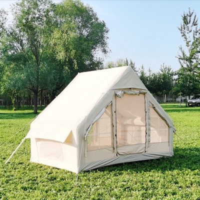 2023 Personalizado 2-3 Personas Tienda de campamento familiar impermeable Casa inflable Aire al aire libre Tienda de campamento inflable