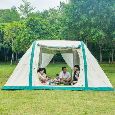 Caliente Cuatro temporadas 10 personas Invierno impermeable al aire libre Hotel de lujo Desierto Tienda de aire ascendente Inflatable Tienda de campamento para 8 personas
