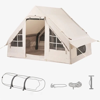 Campamento al aire libre Casa inflable Tienda de lona o tiendas de campaña de la familia de Oxford para 3-4 personas