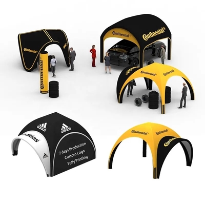 Venta caliente Eventos Exposición Deporte Al aire libre Marquee Publicidad Promocional Cúpula Inflable Gazebo Canopy Tienda sellada con aire para