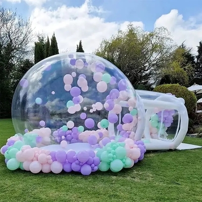 Tenda de burbujas transparentes inflables portátiles de 5m OEM con soplador