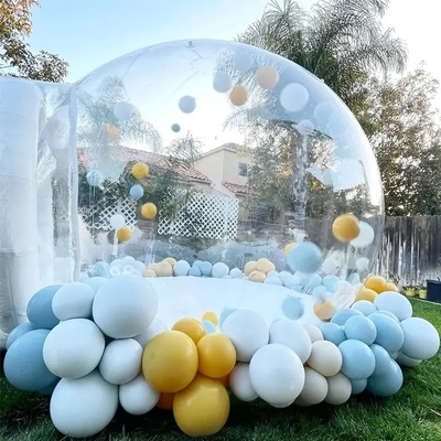 Tenda de burbujas transparentes inflables portátiles de 5m OEM con soplador