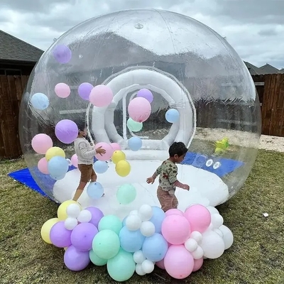 Tenda de burbujas transparentes inflables portátiles de 5m OEM con soplador