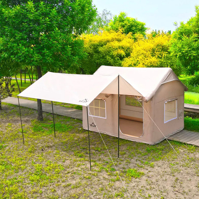 Cuatro temporadas inflables carpa de campamento portátil doble capa plegable