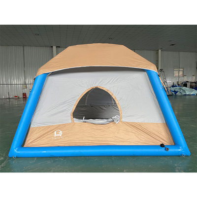Cuatro temporadas inflables carpa de campamento portátil doble capa plegable