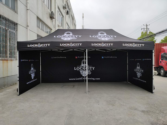 20 pies de aluminio exterior Hexagonal hasta la tienda de campaña Pop Up Canopy, plegable Gazebo tienda de campaña 3X3M, tamaño 3X6M