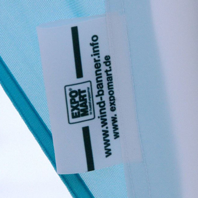 Personalización Bandera de la playa de agua y pancartas publicitarias Banderas de plumas con base Bandera de lágrima personalizada