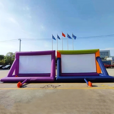 Pantalla de cine inflable para exteriores Gran venta de tamaño personalizado Pantalla de cine para exteriores Proyección trasera