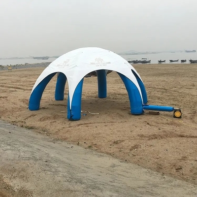 Fabricante Exposición de eventos de campamento al por mayor Tienda de araña inflable con impresión publicitaria