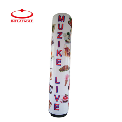 3.5m Columna de aire inflable Logotipo personalizado Luces publicitarias OEM