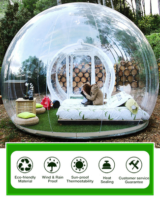 Tenda de burbujas transparente inflable Casa de burbujas de 5 m con soplador