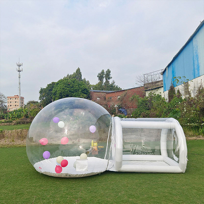 Tenda de burbujas transparente inflable Casa de burbujas de 5 m con soplador